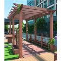 Windproof Trellis Arbours UV-Stable Gazebo Factory Price Grid WPC Pergola